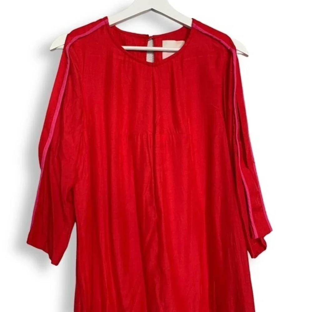 Red Shift Dress - Picture 5 of 16
